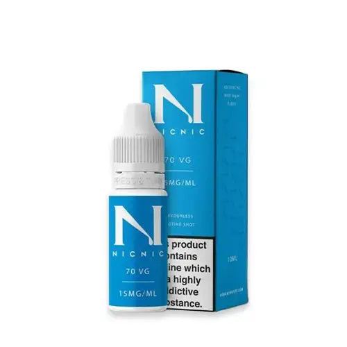 NIC NIC - 15MG 70VG - Freebase Nicotne -  Nicotine Shot