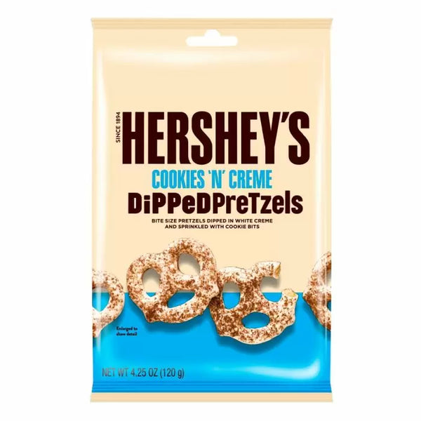 Hershey's Cookies 'N' Creme Dipped Pretzels 120g