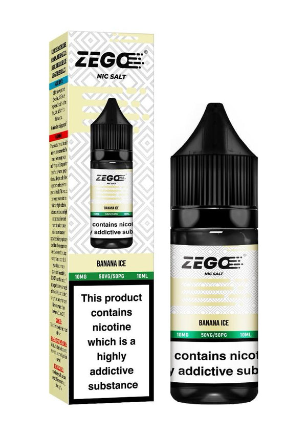 Zego Nic Salt 10ml E-Liquid - Box Of 10