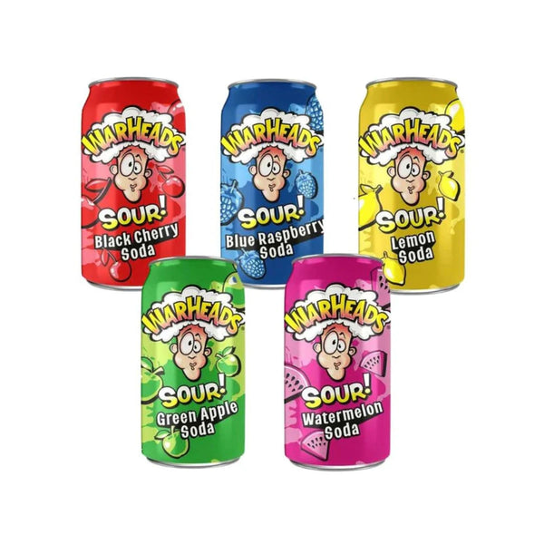 Warheads Soda Cans 355ml - Pack of 12