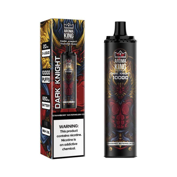0% Aroma King Dark Knight 10000 Disposable 0MG - Box of 10 - Vapeareawholesale
