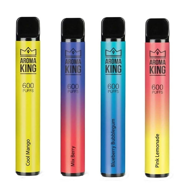 Aroma King Bar 600 Puffs Disposable Vape Pod Device 20MG - Box of 10 - Vapeareawholesale