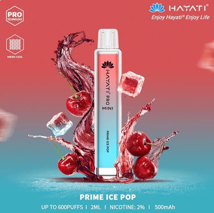 Hayati Pro Mini 600 Disposable Vape Puff Bar Pod Box of 10 - Vapeareawholesale