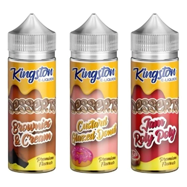 Kingston Desserts 100ML Shortfill - Vapeareawholesale