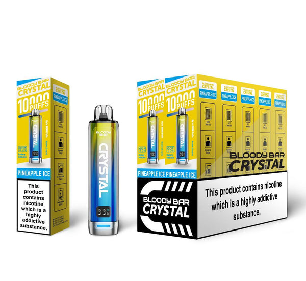 Bloody Bar Crystal 10000 Disposable Vape (20MG) - Box of 10