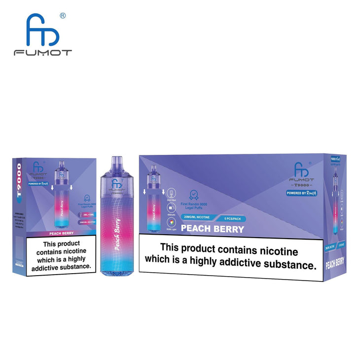 Fumot T9000 Disposable Vape Box of 5 - Vape Wholesale Mcr