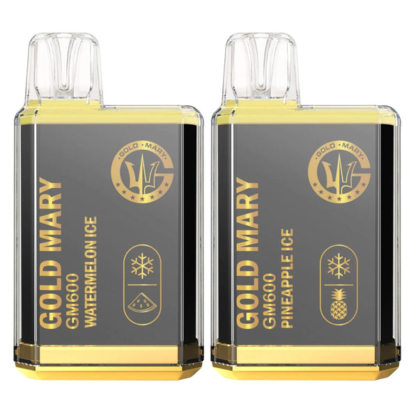 Gold Mary GM600 Disposable Vape Bar Pod Box of 10