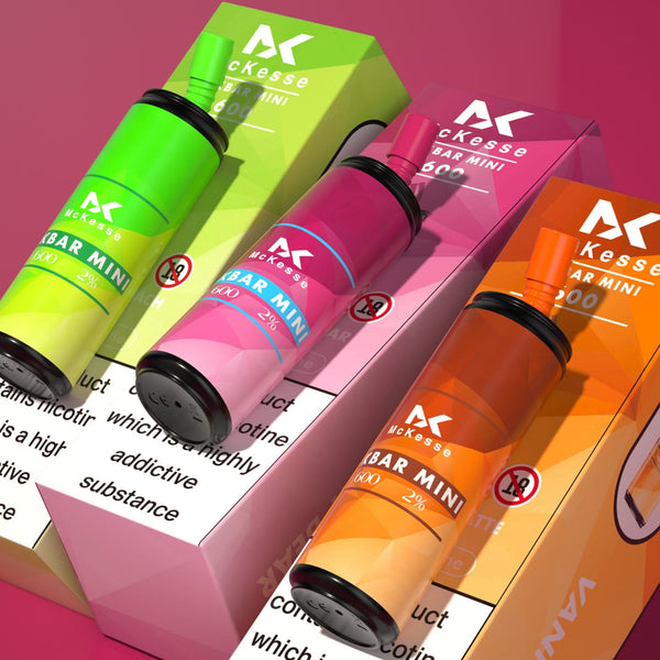 MK Bar Mini 600 Puff Disposable Vape Box of 10