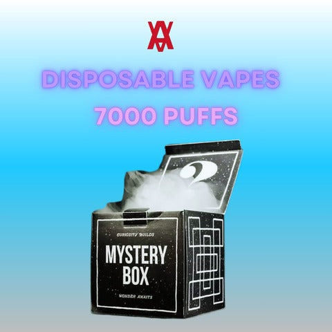 Disposable Vape Mystery Box - 7000 Puffs - Box Of 10 (5 Boxes)