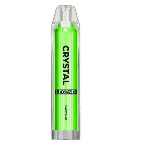 0% Nicotine - Crystal Legend 4000 Disposable Vape Pod - Box of 10 - Vapeareawholesale