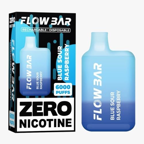 0% Nicotine - Flow Bar 6000 Disposable Vape Pod Device - Box of 10 - Vapeareawholesale