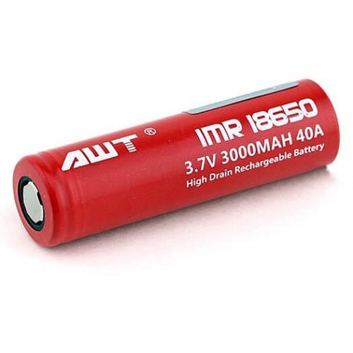 18650 AWT 3.7V 3000MAH 40A BATTERY [PACK OF 2] - Vapeareawholesale