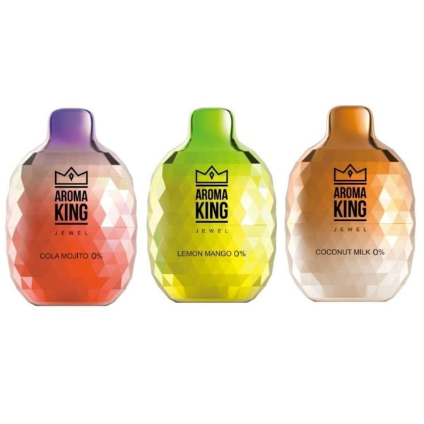 Aroma King Jewel Diamond 8000 Disposable Vape Pod Device 0MG - Box of 10 - Vapeareawholesale