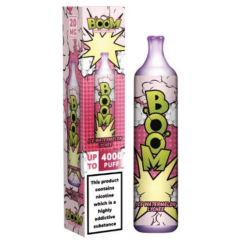 Boom 4000 Disposable Device 20MG - Box of 10 - Vapeareawholesale