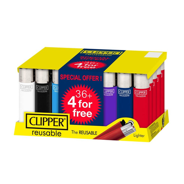 Clipper - Mini Lighter - Pack of 40 - Vapeareawholesale