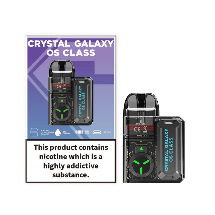Crystal Galaxy Os Class Pod System Kit - Vapeareawholesale