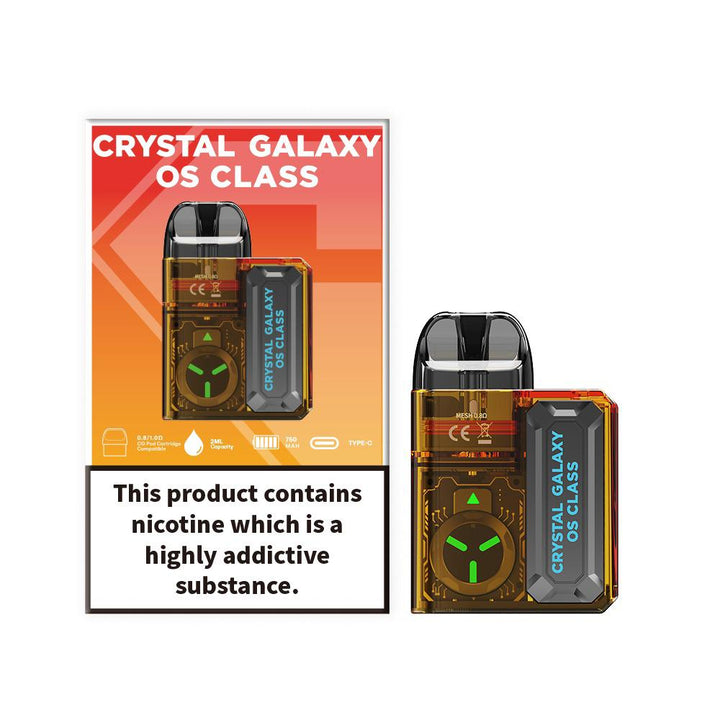 Crystal Galaxy Os Class Pod System Kit - Vapeareawholesale