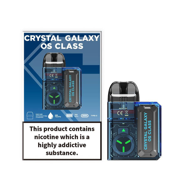 Crystal Galaxy Os Class Pod System Kit - Vapeareawholesale