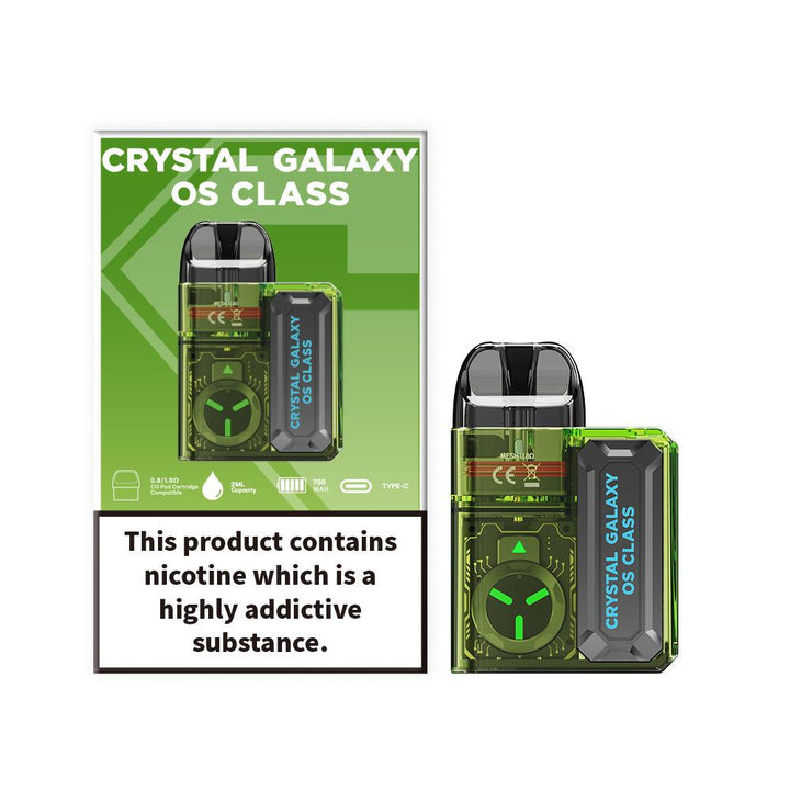 Crystal Galaxy Os Class Pod System Kit - Vapeareawholesale
