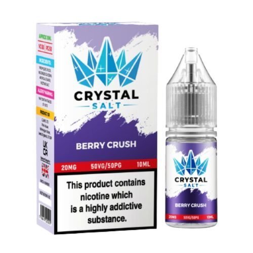 Crystal Salt 10ml Nic Salts E-Liquid - Pack of 5 - Vapeareawholesale