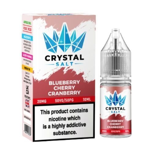 Crystal Salt 10ml Nic Salts E-Liquid - Pack of 5 - Vapeareawholesale