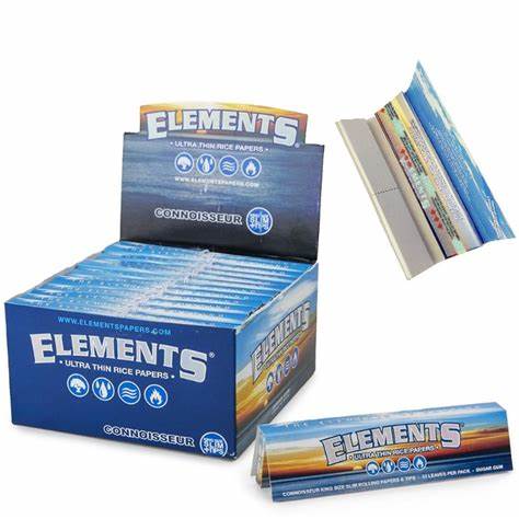 Elements - Connoisseur King Size Slim Roach Tips - Pack of 24 - Vapeareawholesale