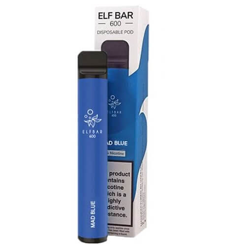 Elf Bar 600 Puff Disposable Vape Pod Device 20MG | Box of 10 - Vapeareawholesale