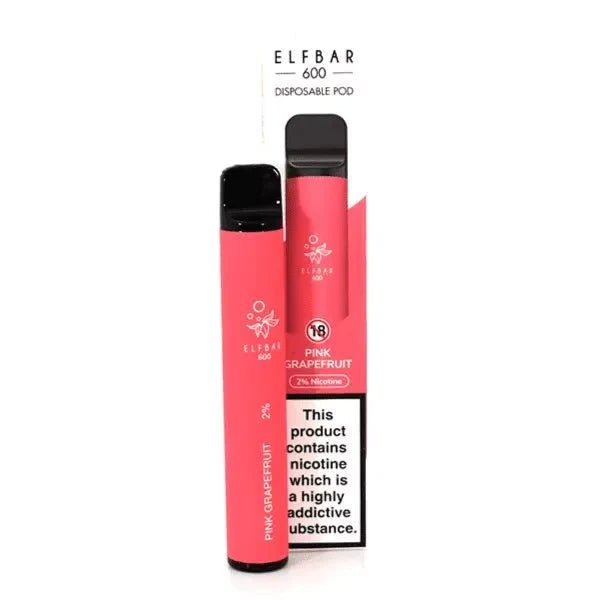Elf Bar 600 Puff Disposable Vape Pod Device 20MG | Box of 10 - Vapeareawholesale