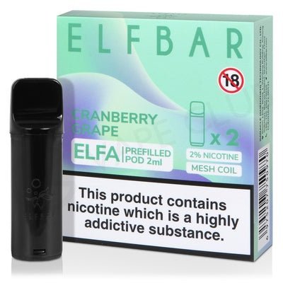 Elf Bar Elfa Pre-Filled Pods - Box of 10 - Vapeareawholesale