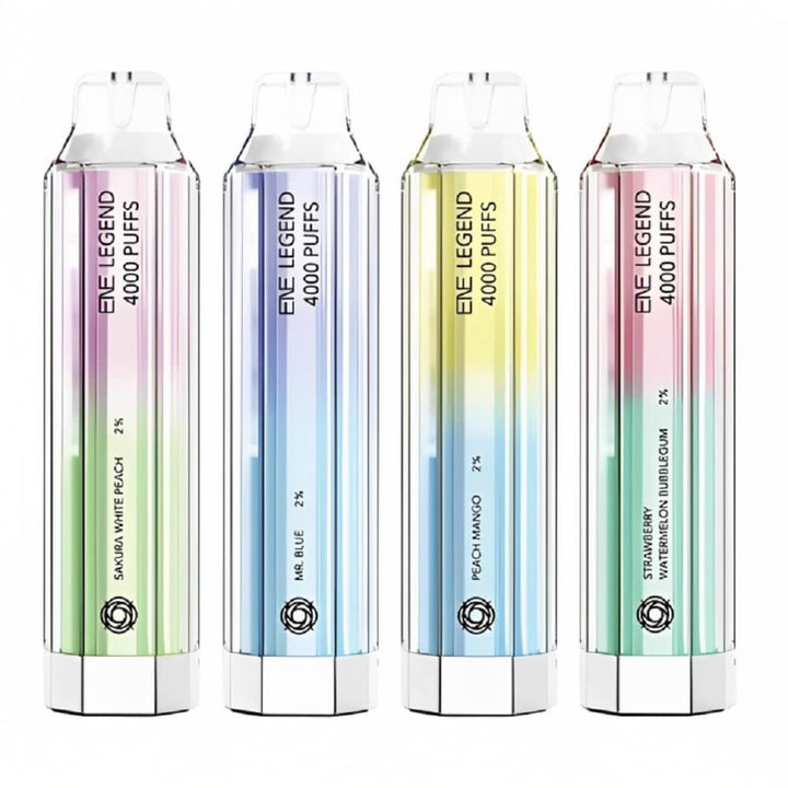 Ene Legend 4000 Disposable Vape Pod Device 20MG - Box of 10 - Vapeareawholesale