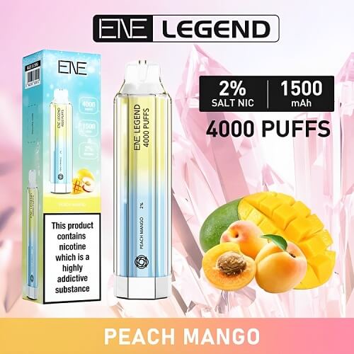 Ene Legend 4000 Disposable Vape Pod Device 20MG - Box of 10 - Vapeareawholesale