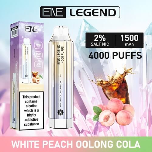 Ene Legend 4000 Disposable Vape Pod Device 20MG - Box of 10 - Vapeareawholesale