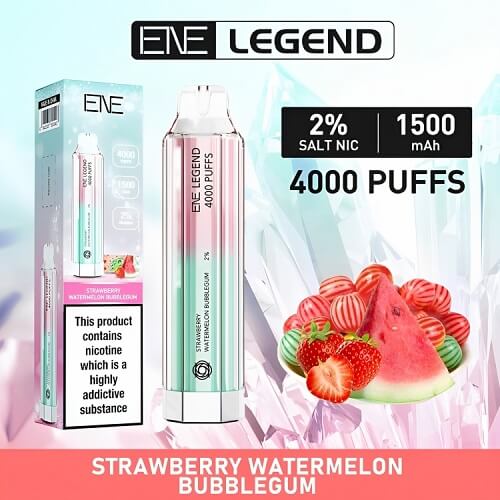 Ene Legend 4000 Disposable Vape Pod Device 20MG - Box of 10 - Vapeareawholesale
