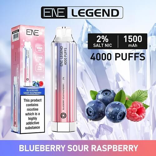 Ene Legend 4000 Disposable Vape Pod Device 20MG - Box of 10 - Vapeareawholesale