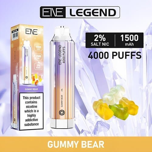 Ene Legend 4000 Disposable Vape Pod Device 20MG - Box of 10 - Vapeareawholesale
