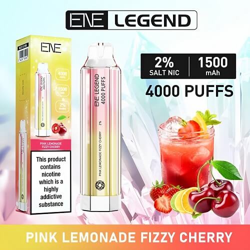 Ene Legend 4000 Disposable Vape Pod Device 20MG - Box of 10 - Vapeareawholesale