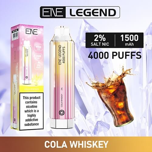 Ene Legend 4000 Disposable Vape Pod Device 20MG - Box of 10 - Vapeareawholesale