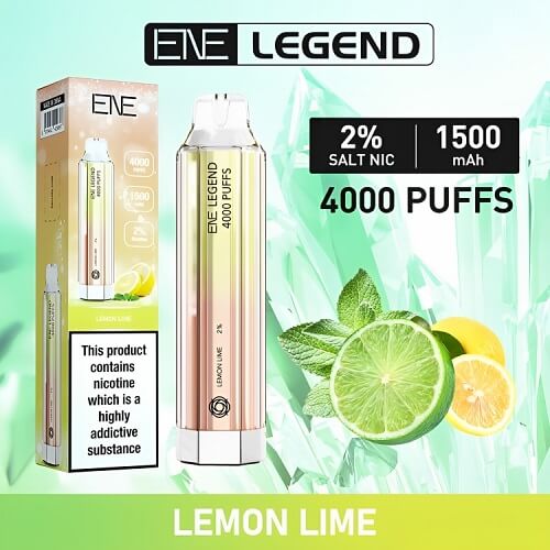 Ene Legend 4000 Disposable Vape Pod Device 20MG - Box of 10 - Vapeareawholesale