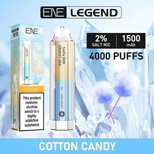 Ene Legend 4000 Disposable Vape Pod Device 20MG - Box of 10 - Vapeareawholesale