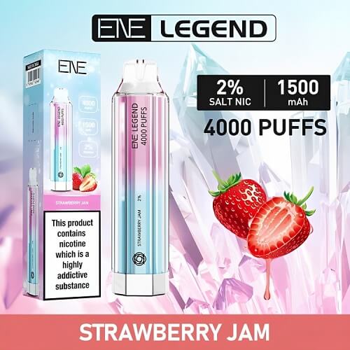Ene Legend 4000 Disposable Vape Pod Device 20MG - Box of 10 - Vapeareawholesale
