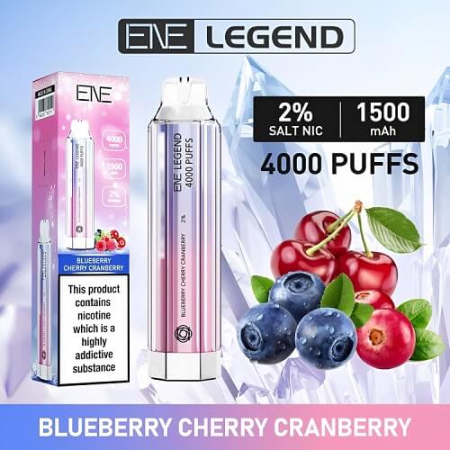 Ene Legend 4000 Disposable Vape Pod Device 20MG - Box of 10 - Vapeareawholesale