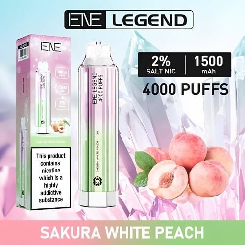 Ene Legend 4000 Disposable Vape Pod Device 20MG - Box of 10 - Vapeareawholesale