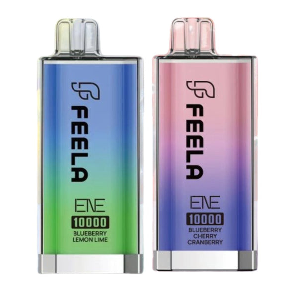 Feela ENE/Elux 10000 Disposable Vape Puff Pod Box of 10 - Vapeareawholesale