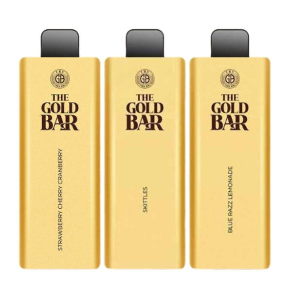 Gold Bar 4500 Disposable Vape Puff Bar Pod Box of 10 - Vapeareawholesale