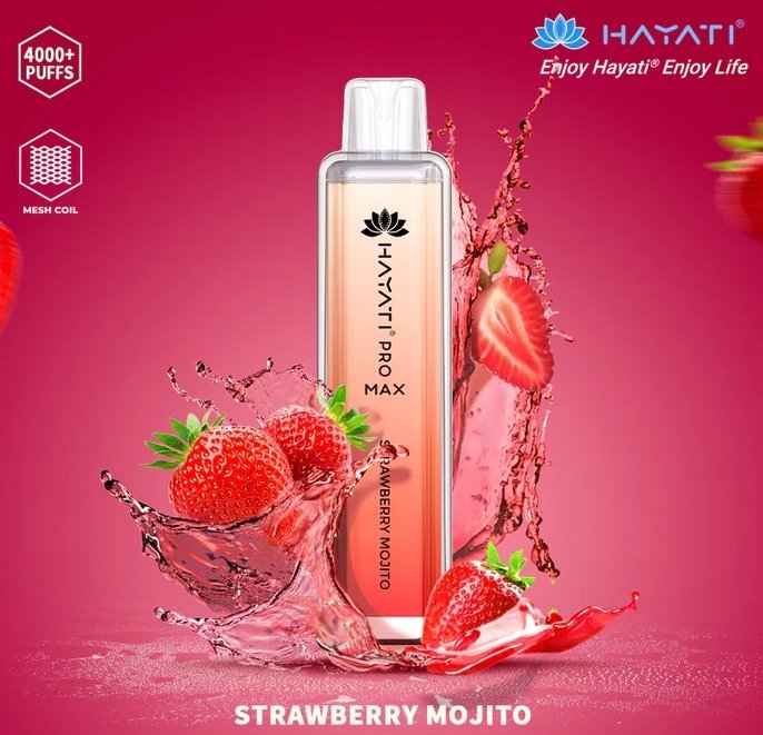 Hayati Pro Max 4000 Puffs Disposable Vape Bar Box of 10 - Vapeareawholesale