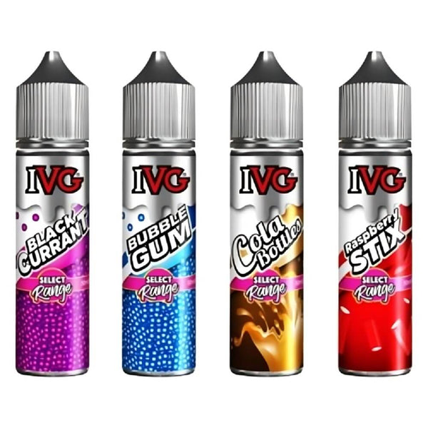 IVG Select Range 50ml Shortfill - Vapeareawholesale