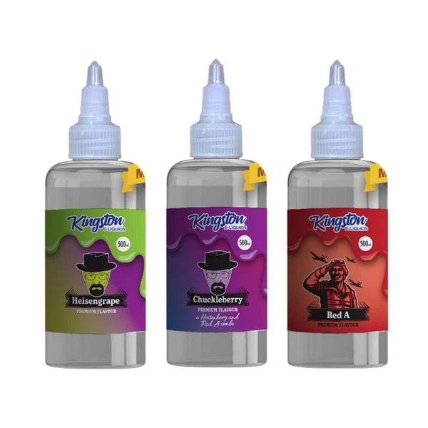 Kingston E-liquids Zingberry Range 500ml Shortfill - Vapeareawholesale