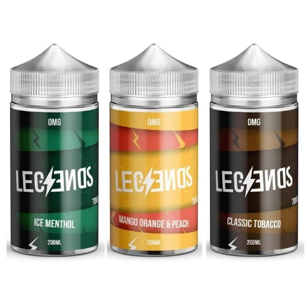 Legends Shortfill E-Liquid 200ml - Vapeareawholesale