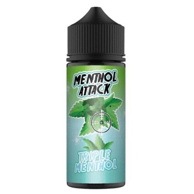 Menthol Attack 100ML Shortfill - Vapeareawholesale