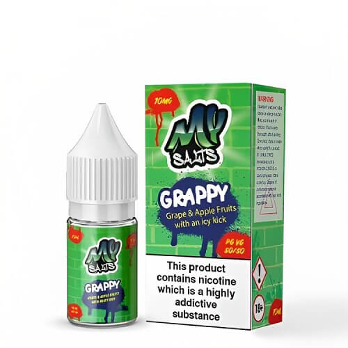 Pack of 10 My Salts 10ML Nic Salt - Vapewholesalesupplier